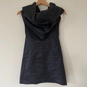 ZORAN Vintage Silk Cowl Neck Tunic Top